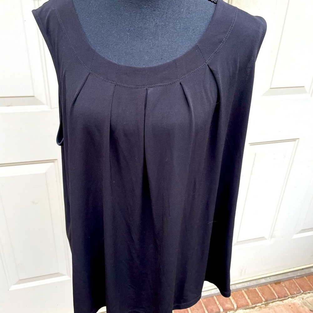 Black, Tank Top, Size 1X